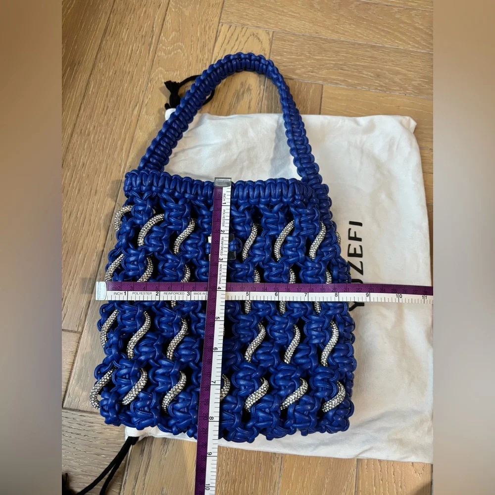 Yuzefi Woven Crystal Tote Bag - Picture 16 of 16